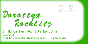 dorottya rochlitz business card